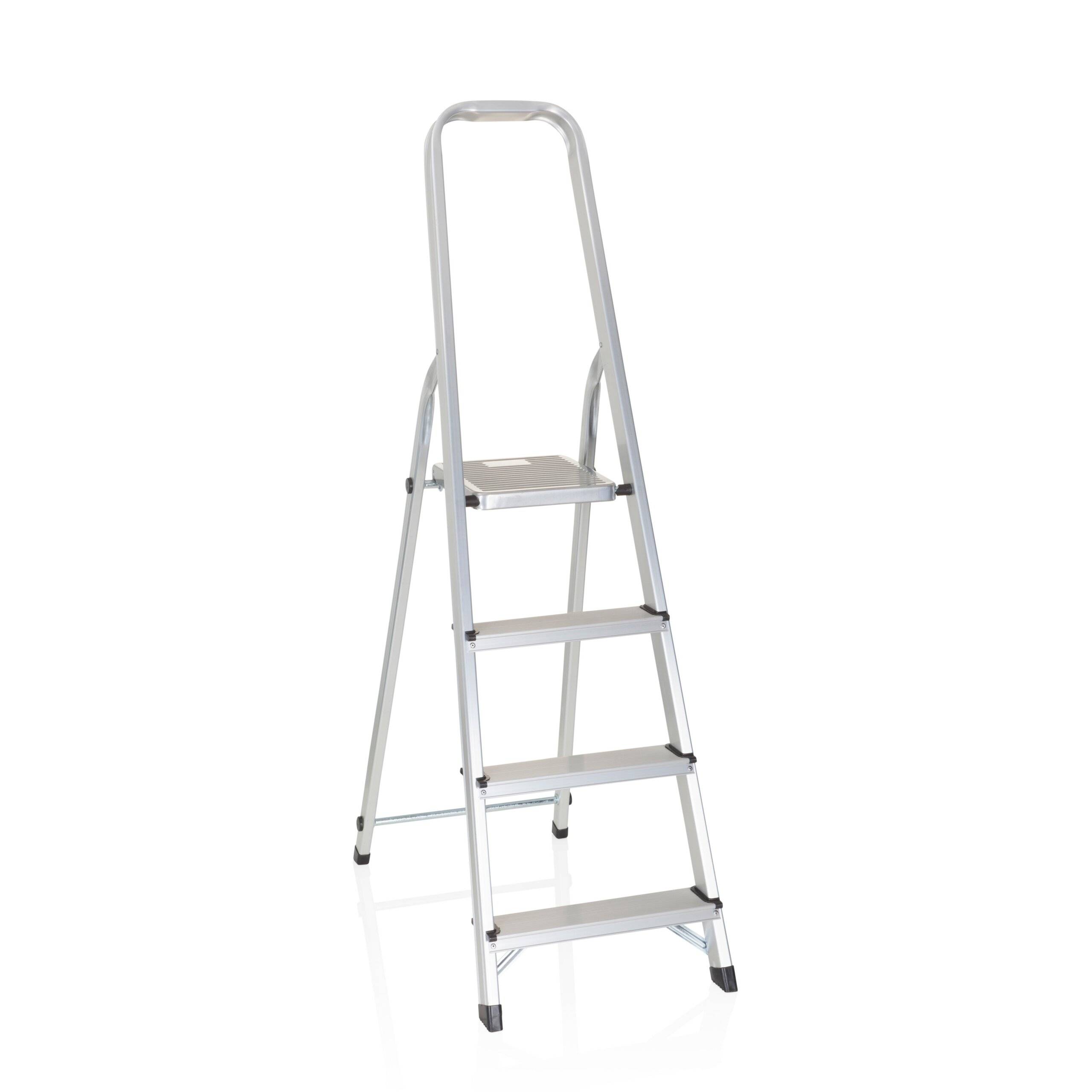 Klappleiter SOLID II Aluminium 4 Stufen hjh OFFICE-0