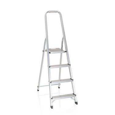 Klappleiter SOLID II Aluminium 4 Stufen hjh OFFICE
