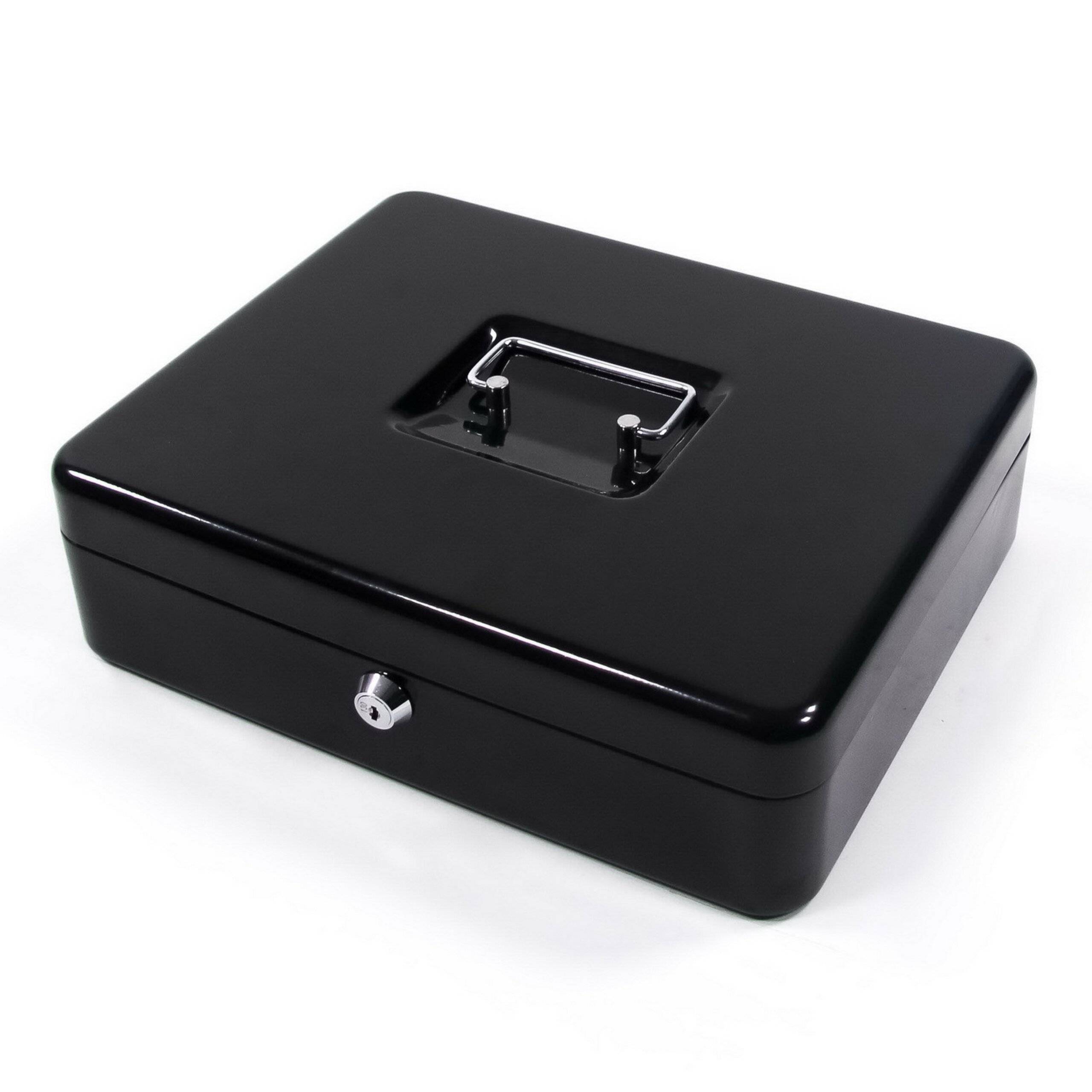 Geldkassette SAFE Stahl schwarz mit Münzzählbrett hjh OFFICE-3
