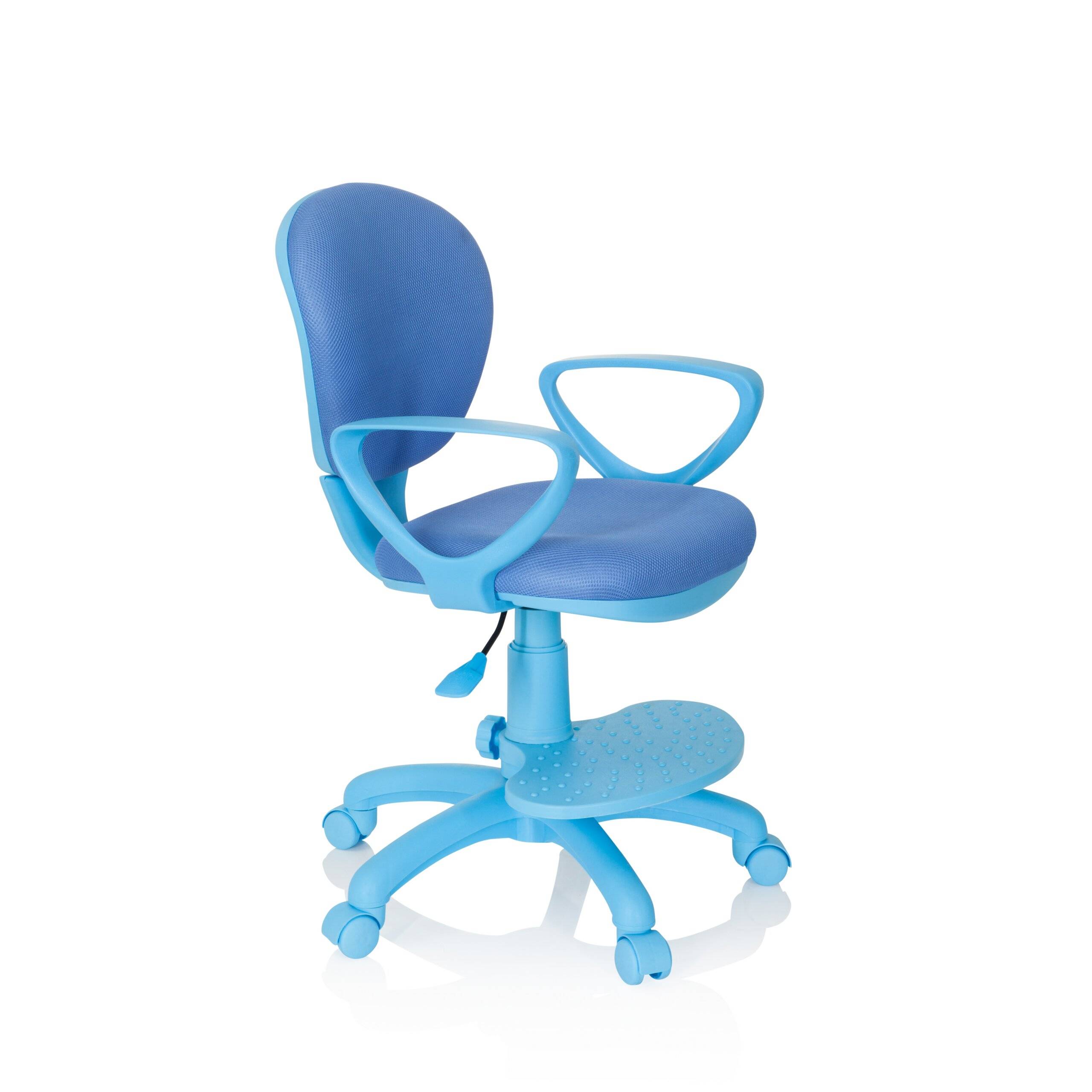 Kinderstuhl Kinderschreibtischstuhl KID COLOUR Stoff blau hjh OFFICE-3