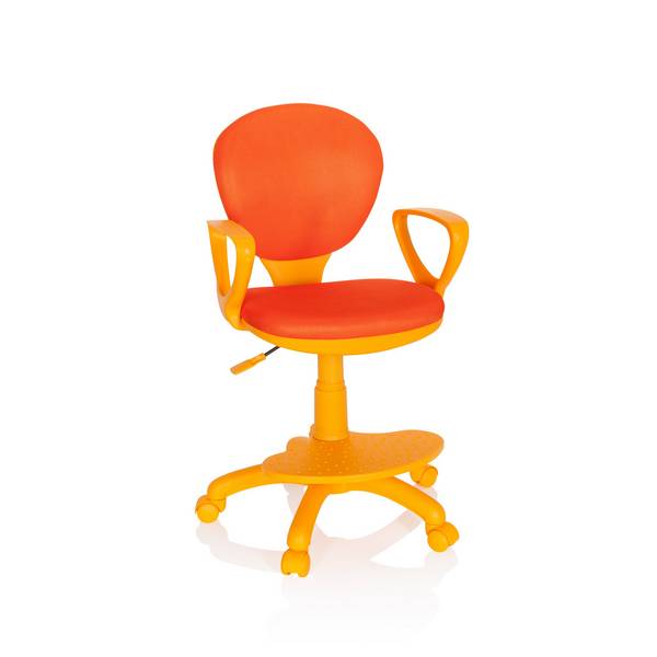 Kinderstuhl Kinderschreibtischstuhl KID COLOUR Stoff orange hjh OFFICE