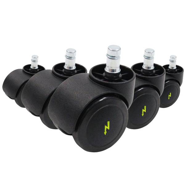 5x Hartbodenrollen ROLO ESD 11mm 50mm (5er Pack) elektrisch leitfähig hjh OFFICE