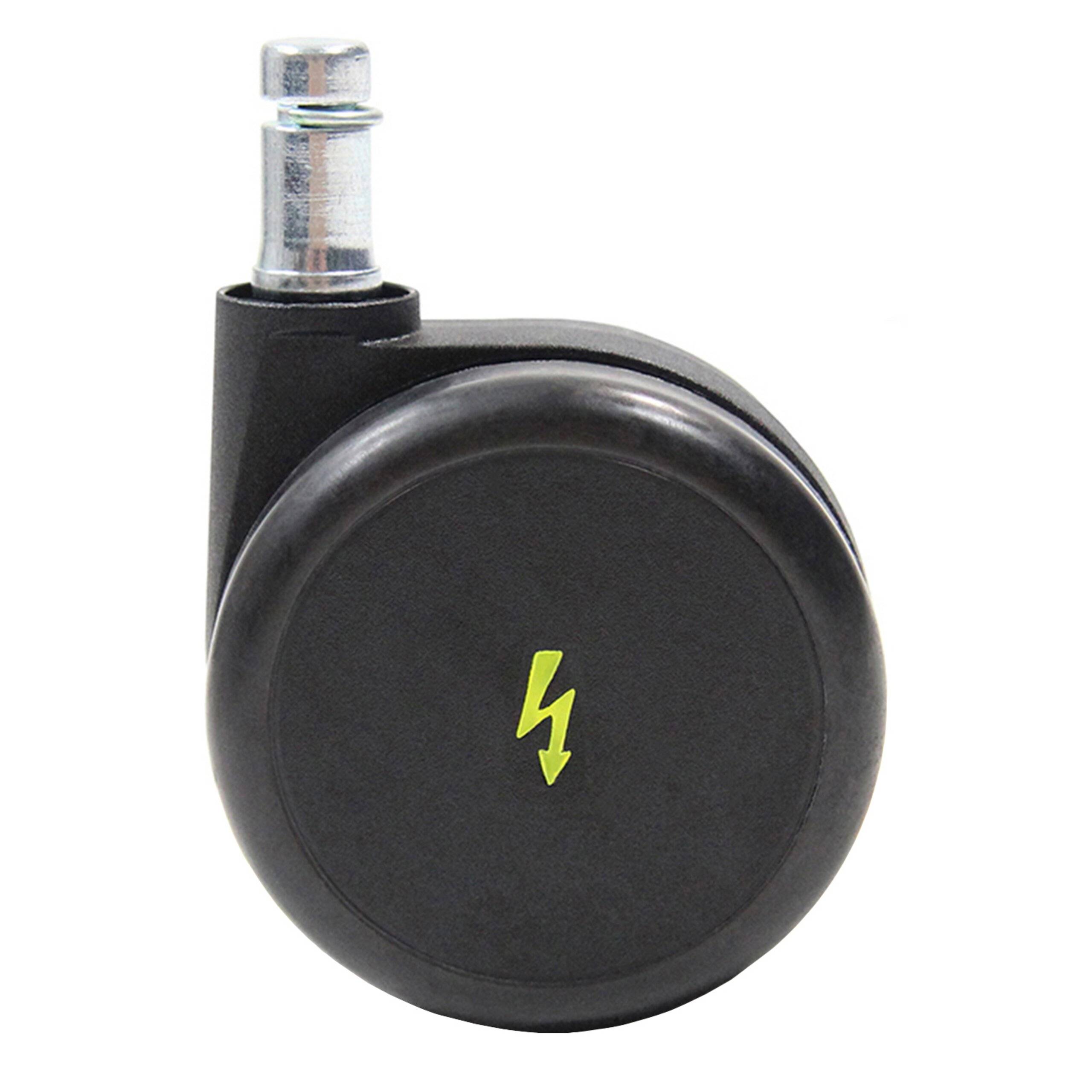 5x Hartbodenrollen ROLO ESD 11mm 65mm (5er Pack) elektrisch leitfähig hjh OFFICE-2