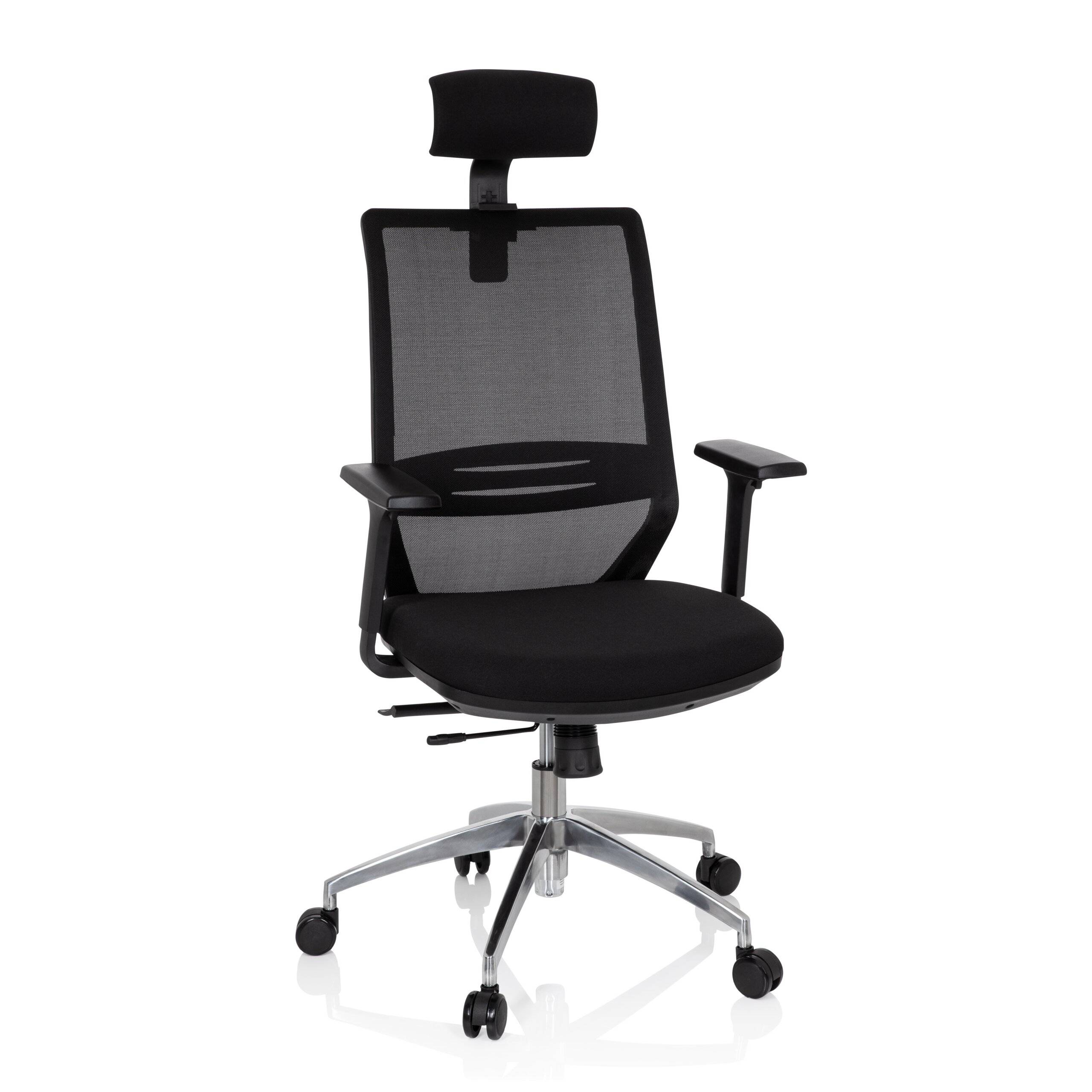 Bürostuhl Drehstuhl PROFONDO PRO Netzstoff Stoff schwarz hjh OFFICE-0