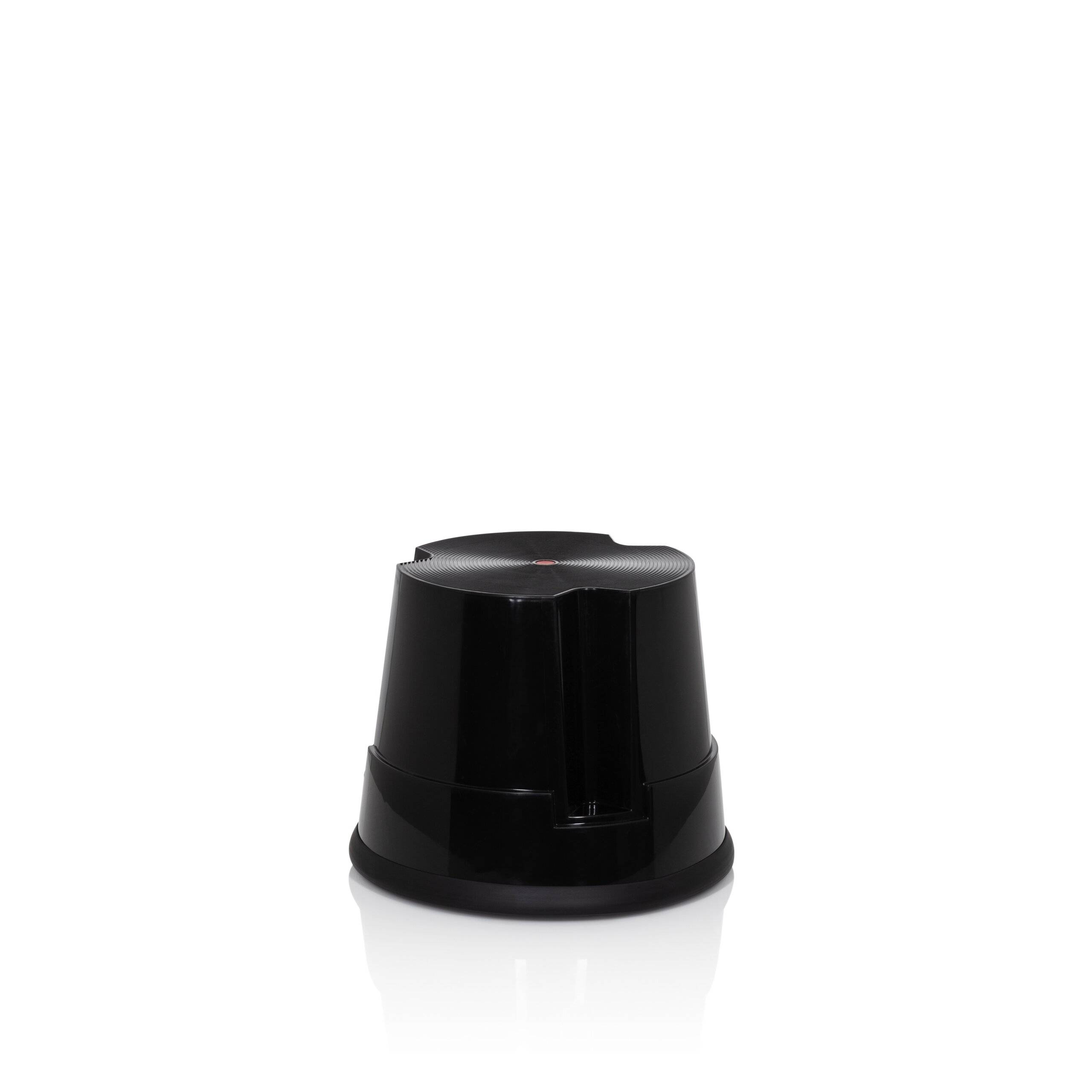 Tritthocker Rollhocker klein TIO-S Kunststoff schwarz hjh OFFICE-0