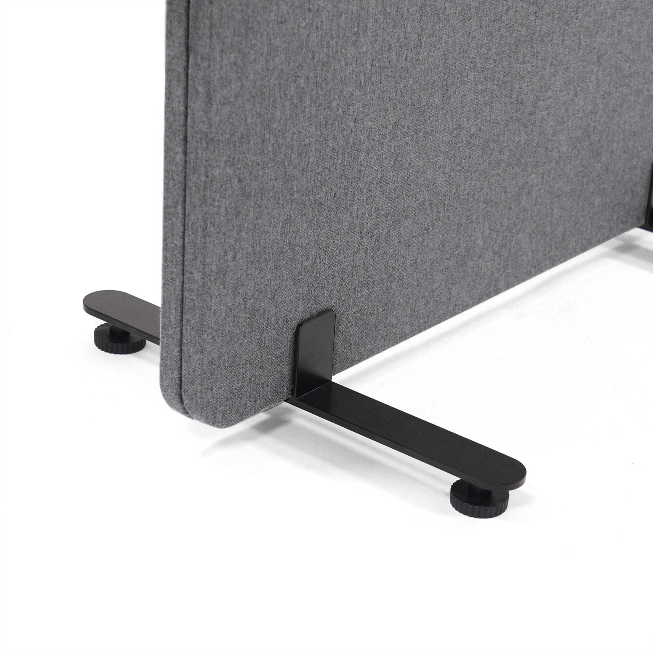 Mittelstück zu Trennwand System FLEXMIUT dunkelgrau hjh OFFICE-3