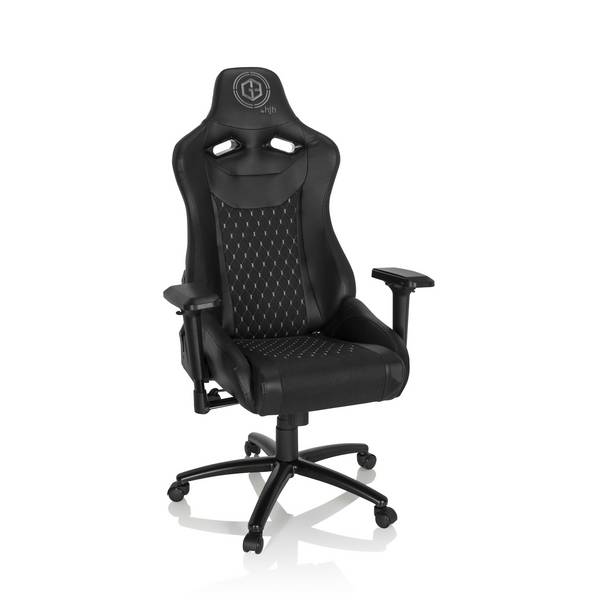Gaming Stuhl Bürostuhl GAMEBREAKER SX 04 Stoff Kunstleder schwarz hjh OFFICE