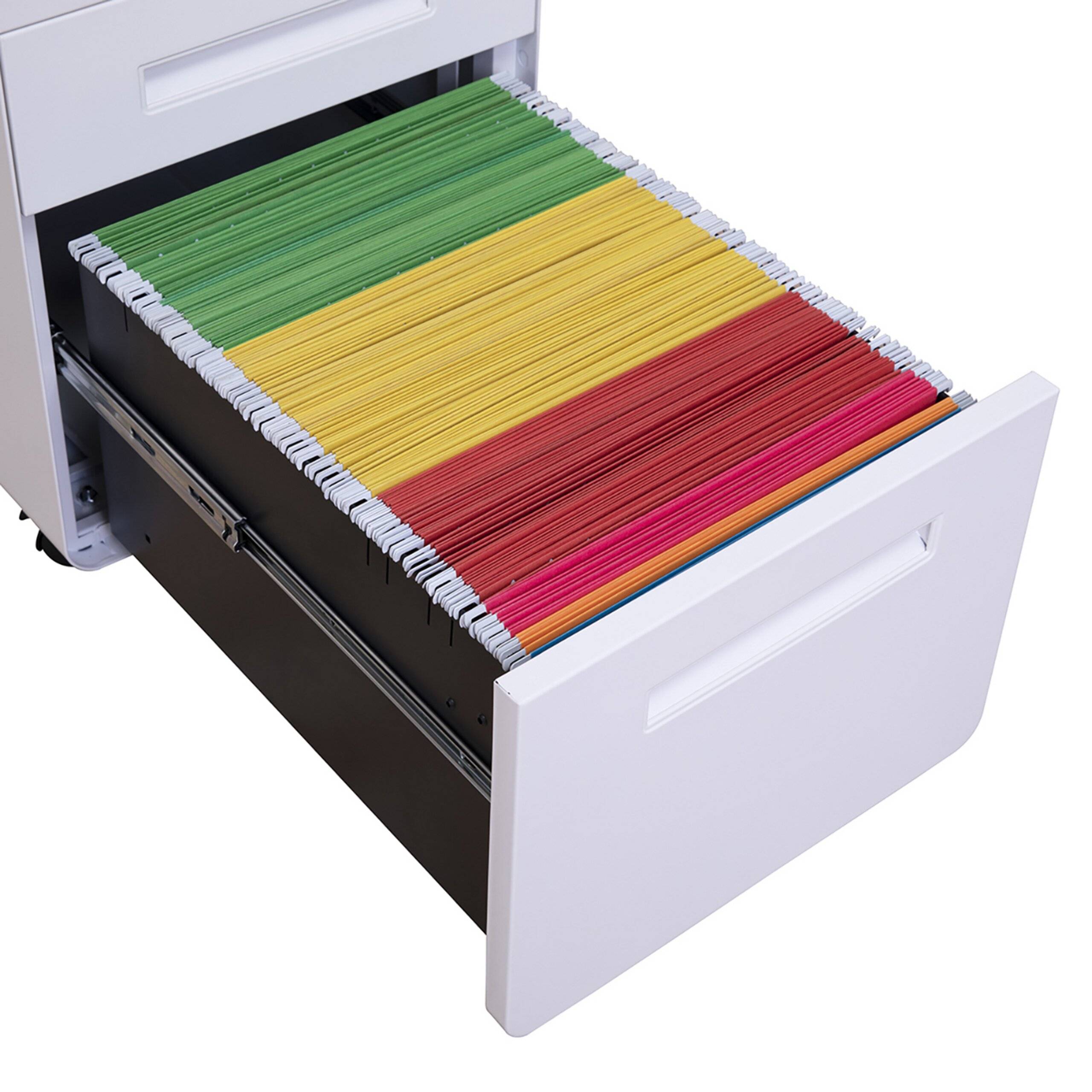 Rollcontainer COLOR PLUS I Metall weiß hjh OFFICE-4