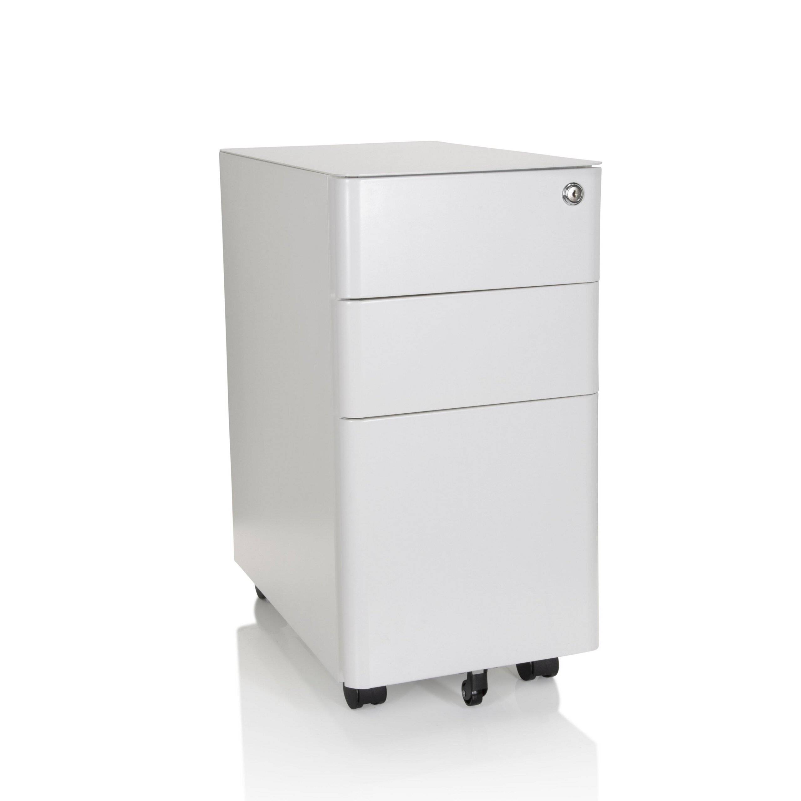 Rollcontainer COLOR I Metall weiß hjh OFFICE-0