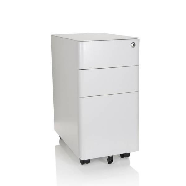 Rollcontainer COLOR I Metall weiß hjh OFFICE
