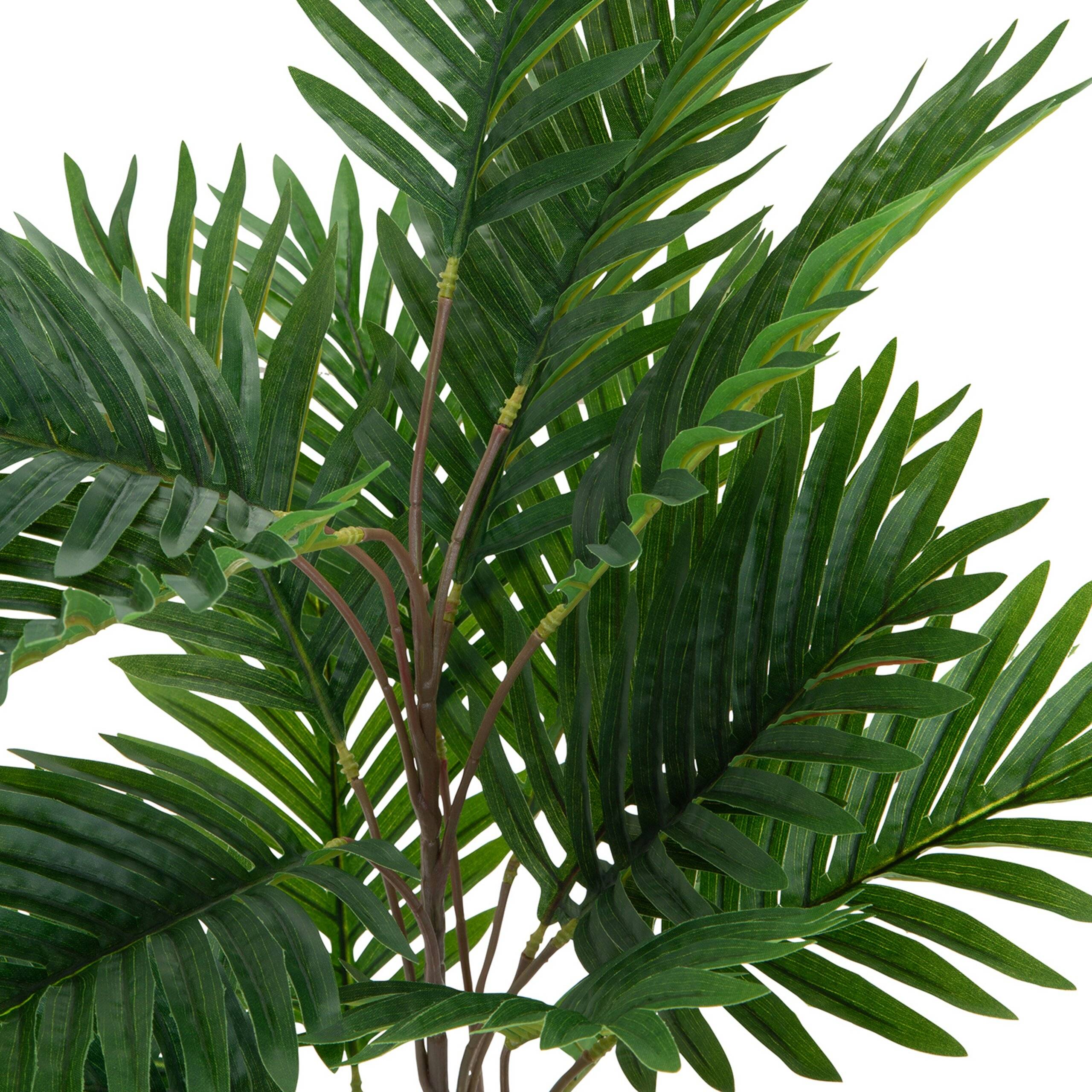 Kunstpflanze Kunstbaum ARECA Palme grün hjh OFFICE-2