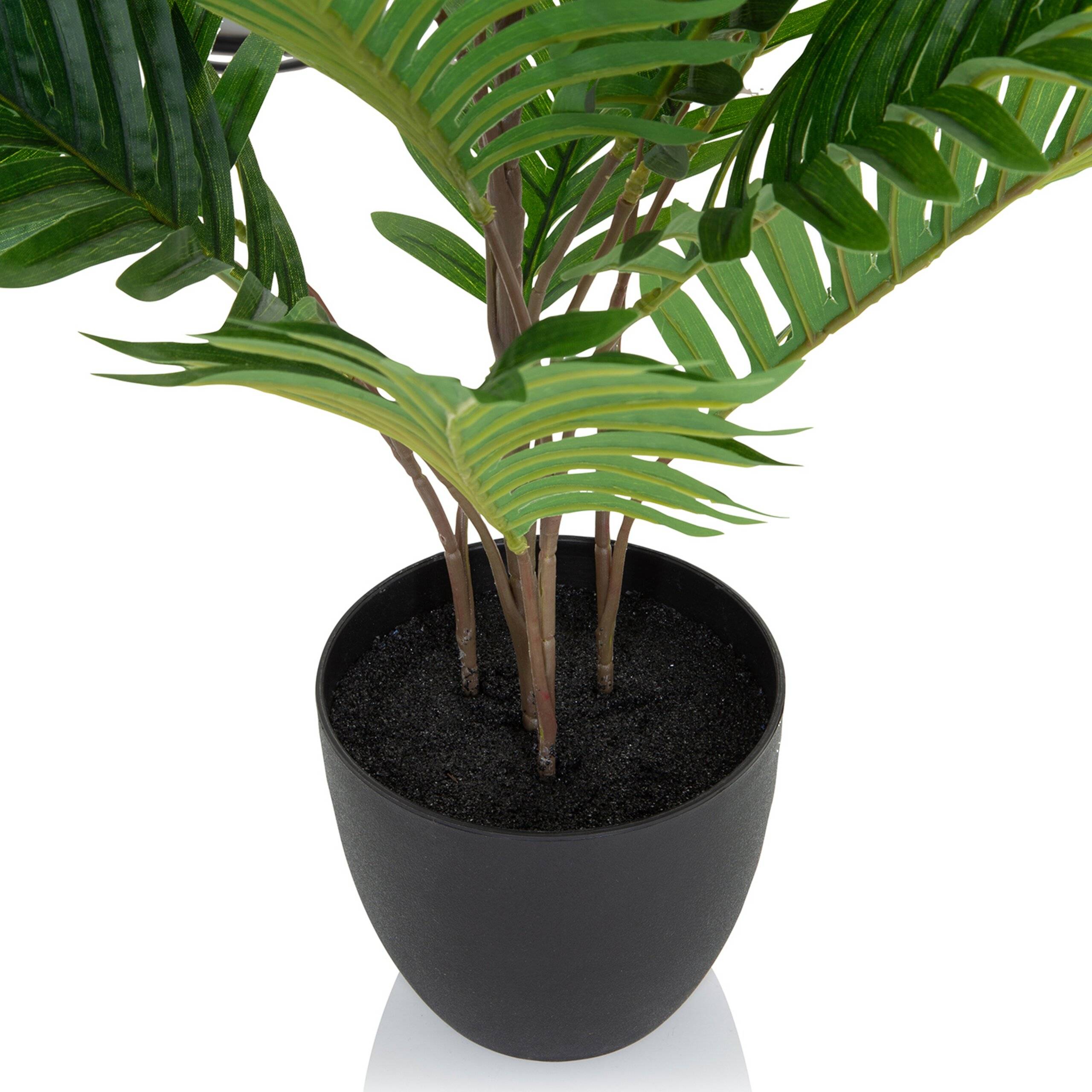 Kunstpflanze Kunstbaum ARECA Palme grün hjh OFFICE-3