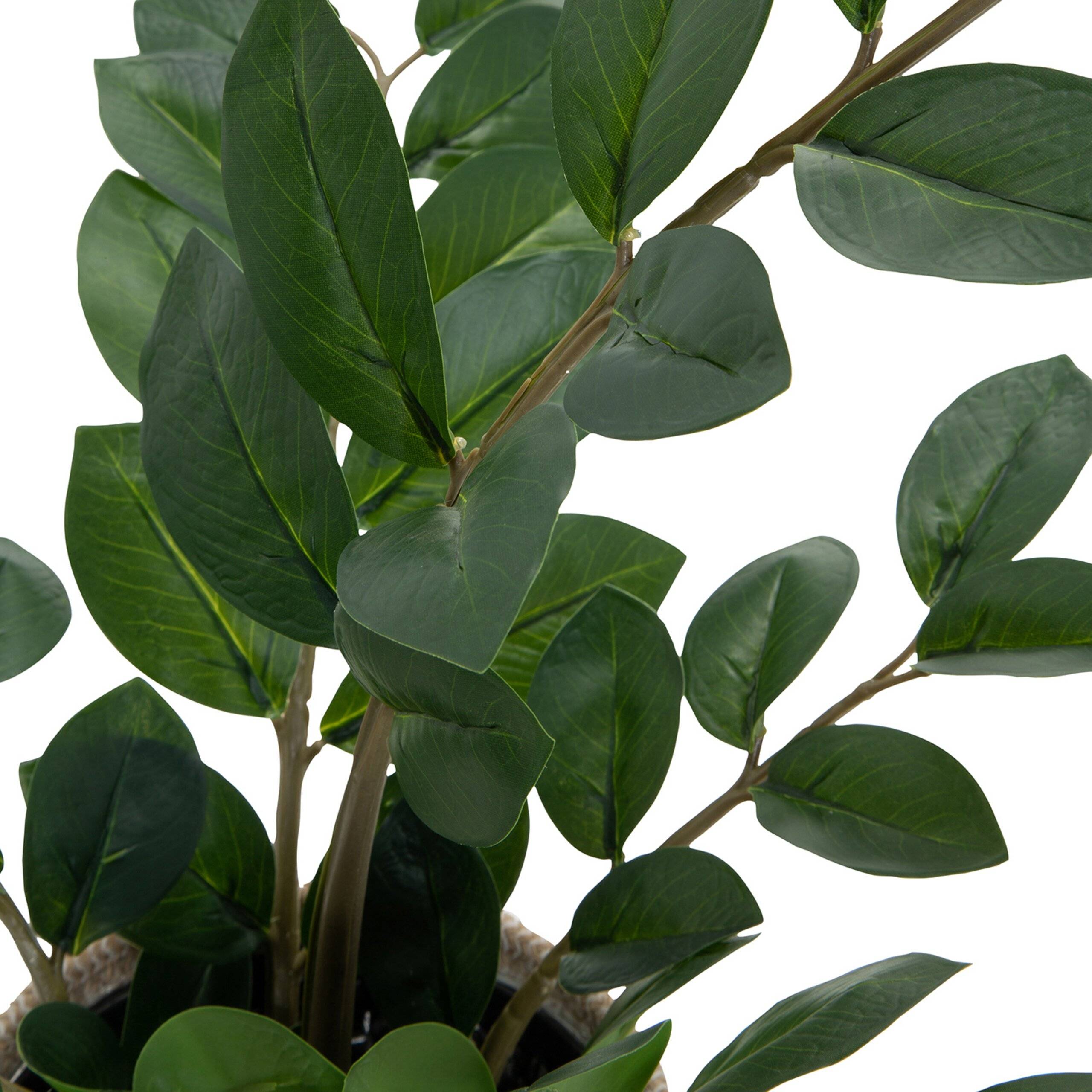 Kunstpflanze Kunstbaum ZAMIE Zamioculcas grün hjh OFFICE-2