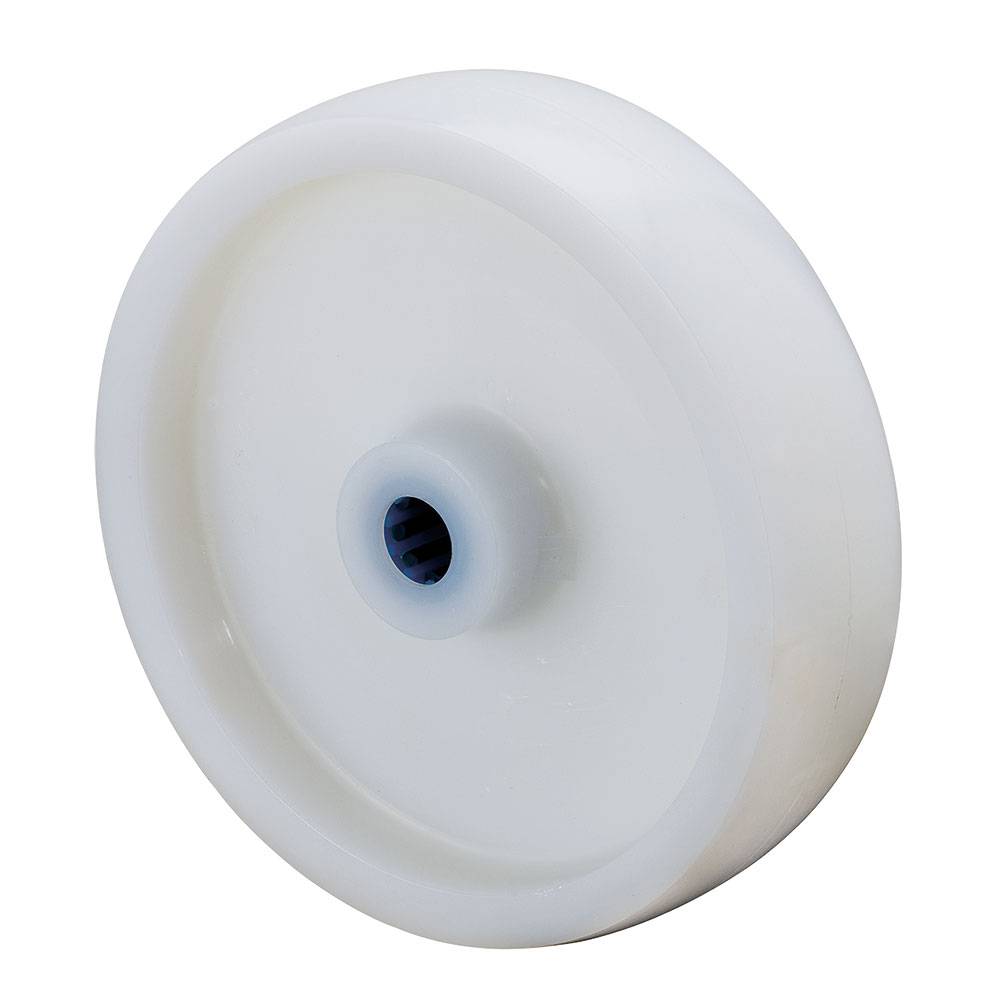 Edelstahl Schwerlastrollen, Ø 200mm, 700kg, Breite 50mm, HS100.B14.200