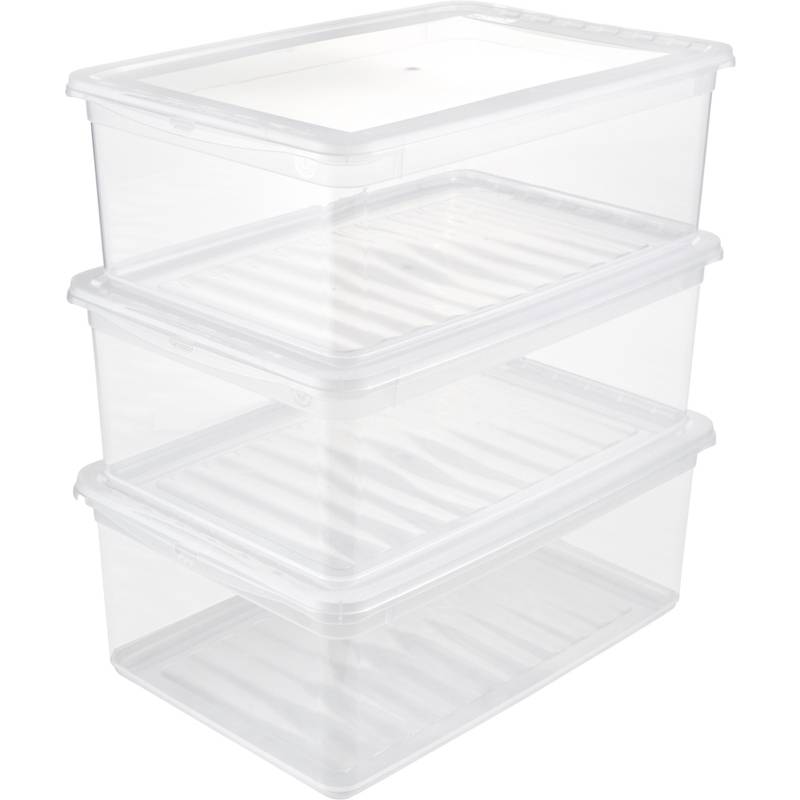 keeeper Aufbewahrungsboxen-Set "bea", 3x 11,0 Liter, PP
