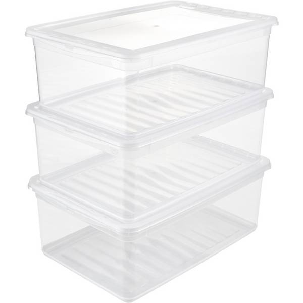 keeeper Aufbewahrungsboxen-Set "bea", 3x 11,0 Liter, PP