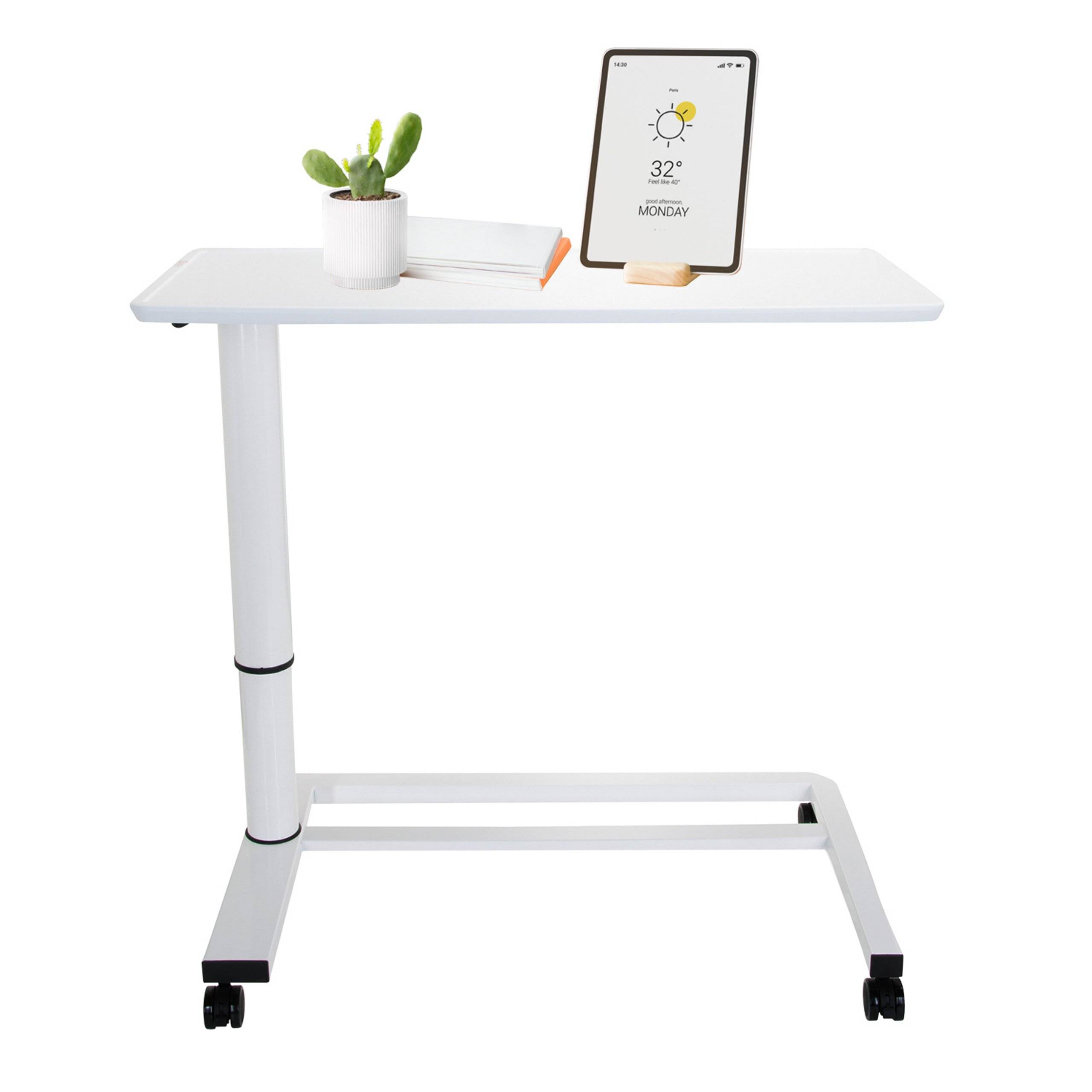 Stehtisch Beistelltisch STAND II 90 x 42 cm weiß hjh OFFICE-0