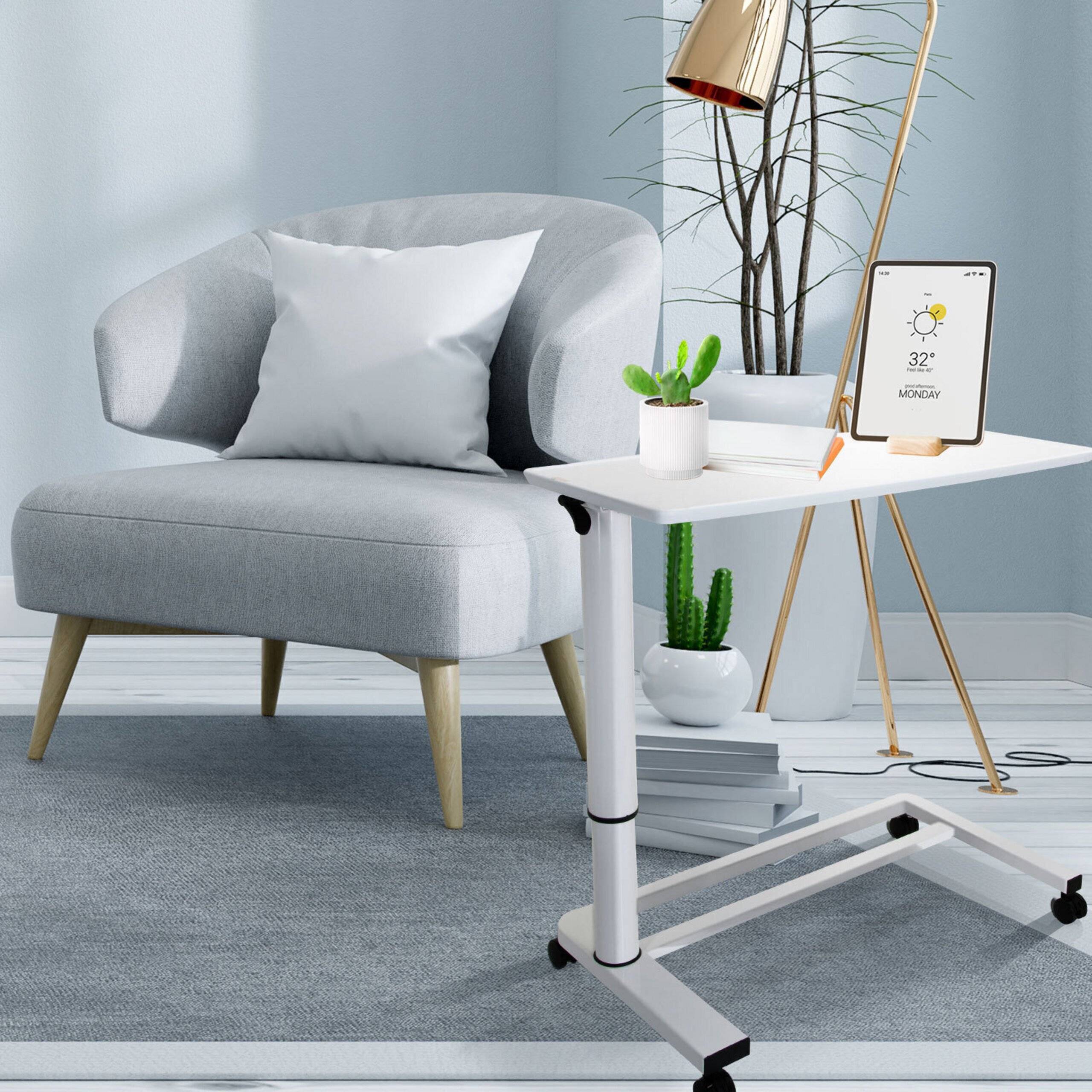 Stehtisch Beistelltisch STAND II 90 x 42 cm weiß hjh OFFICE-4