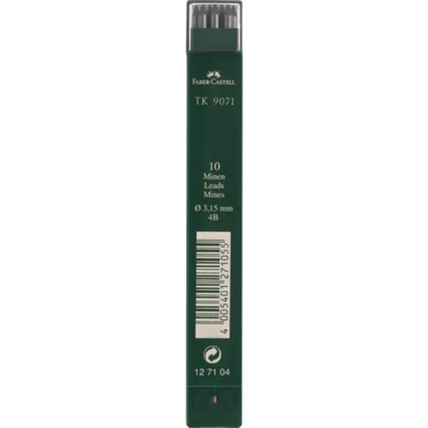 Faber-Castell Fallmine TK 9071 3,15mm 4B 10 St. 127104