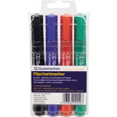 Flipchartmarker sortiert 4 St./Pack.-1