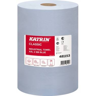 Katrin Wischtuch Classic XXL 481153 2lagig 500Blatt blau 2 Rl./Pack.-2
