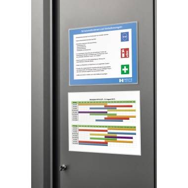 magnetoplan Sichttasche Magnetofix DIN A4 hoch transparent-2