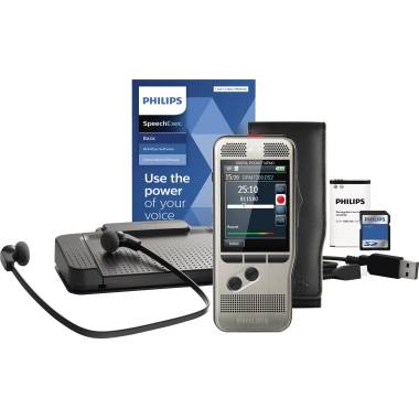 Philips Diktiergerät Digital Pocket Memo Starter Kit DPM7700/03-3