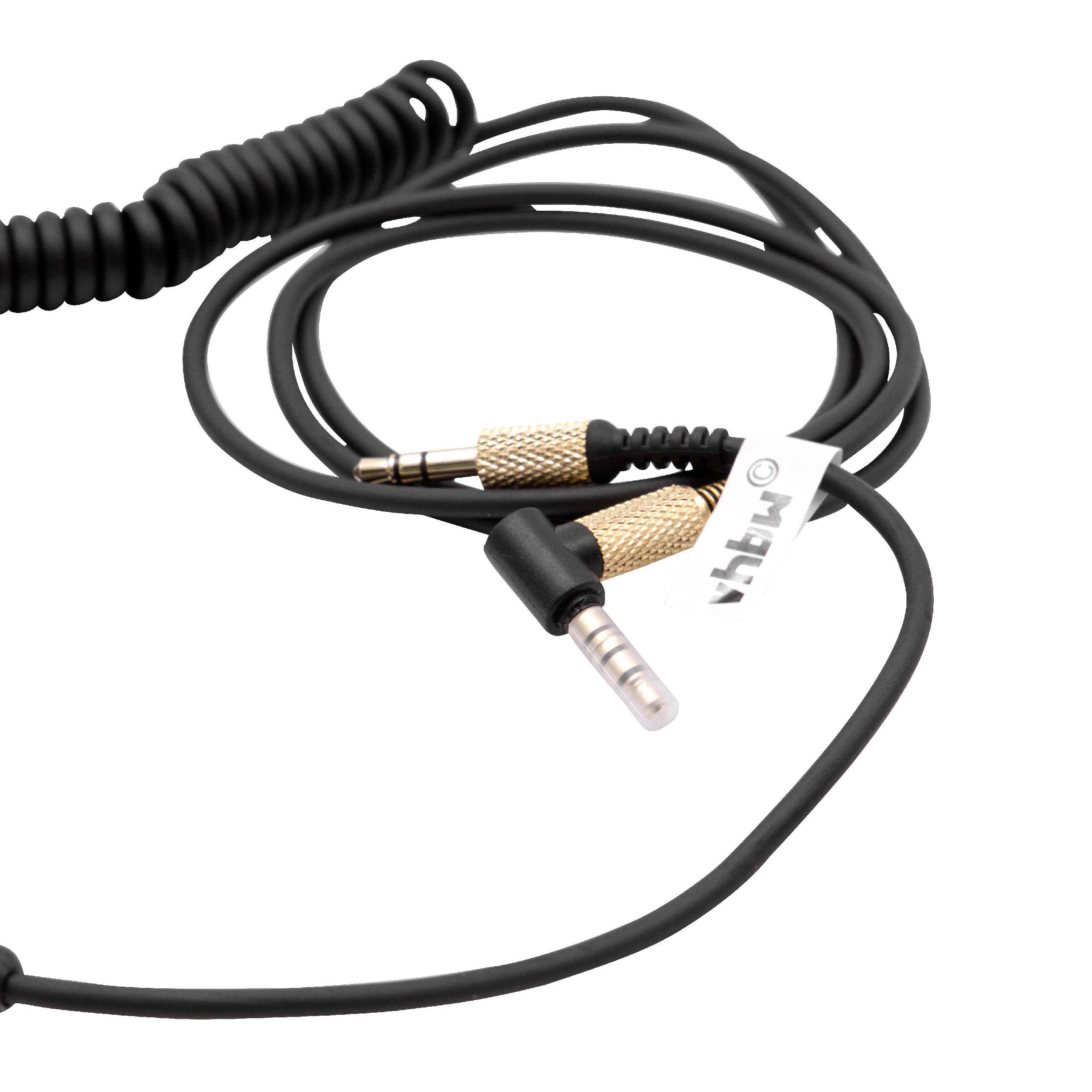 vhbw Audio AUX Kabel kompatibel mit Marshall Monitor | Major II, Woburn, Monitor 2 Kopfhörer - Audiokabel 3,5 mm-2