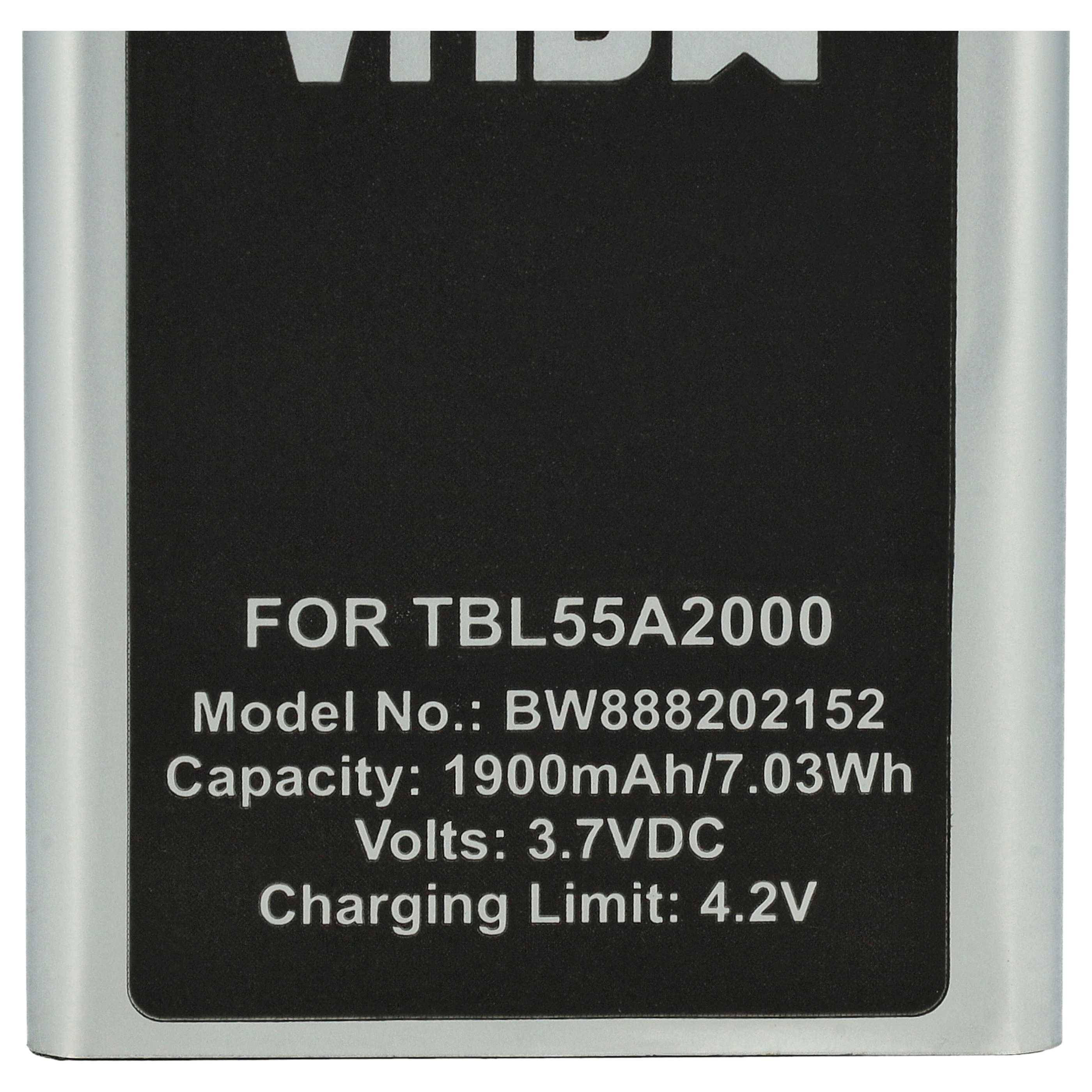 vhbw Akku Ersatz für TP-Link TBL55A2000 | TBL-55A1800 für Router Modem Hotspots (1900 mAh, 3,7 V, Li-Polymer)-5