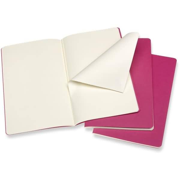Notizheft Cahier Large A5 blanko Kartoneinband VE=3 Stück kinetisches pink-1