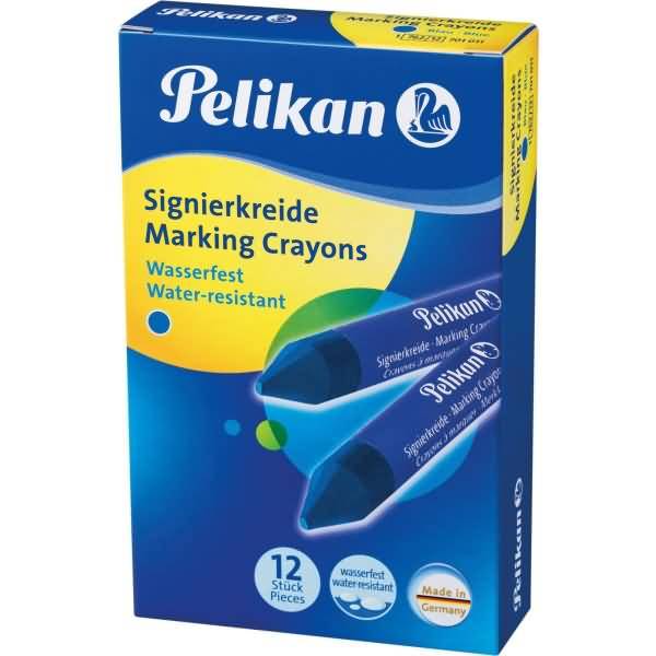 Signierkreide 762/12 blau 12 Stifte