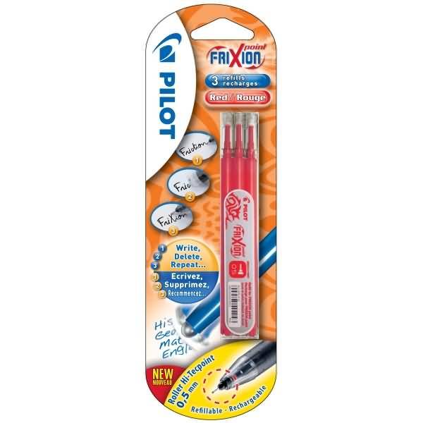 Tintenrollermine BLS-FRP5-B 0,3mm rot Blister mit 3 Stück-0