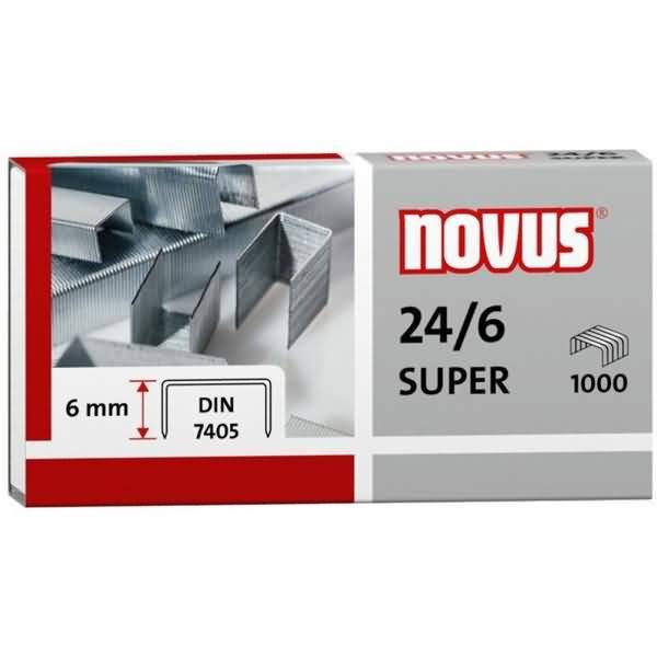 Heftklammer 24/6 DIN Super verzinkt VE=10.000 Stück-0