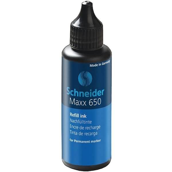Permanentmarker Nachfülltusche 650 blau 50ml