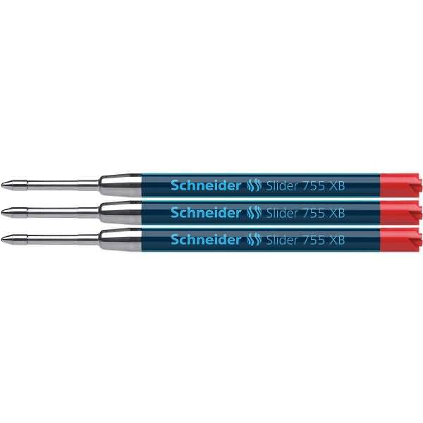 Kugelschreibermine Slider 755 XB rot Blisterkarte VE=3 Stück-1