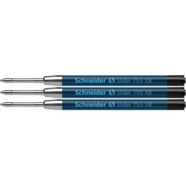 Kugelschreibermine Slider 755 XB schwarz Blisterkarte VE=3 Stück-1