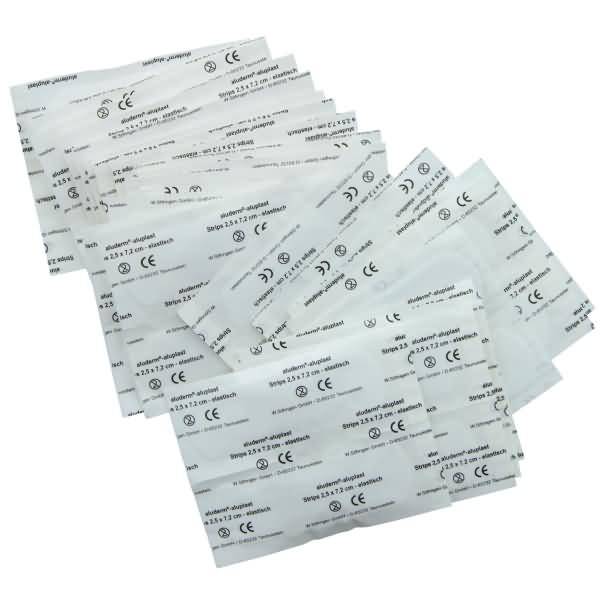 Wundpflaster aluderm-aluplast elastisch Strips 2,5x7,2cm VE=50 Stück-1