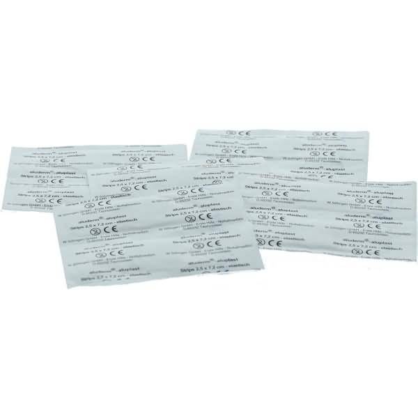 Wundpflaster aluderm-aluplast elastisch Strips 2,5x7,2cm VE=100 Stück-1