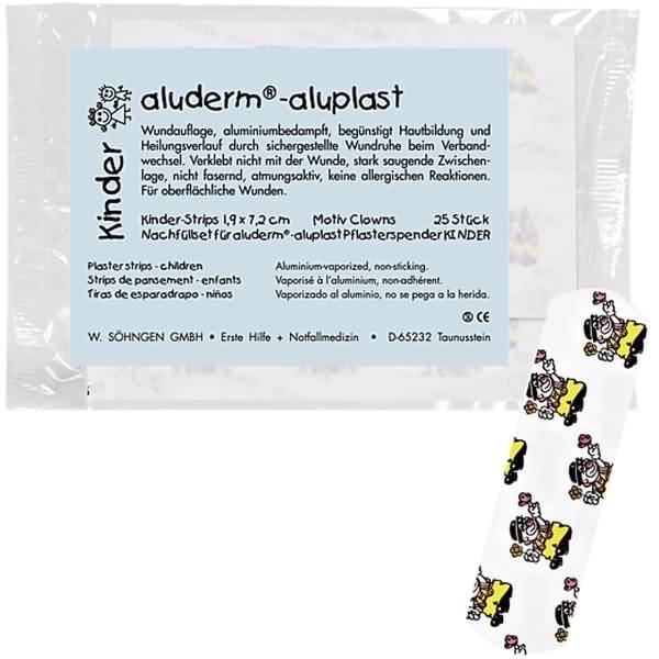 Pflasterspender aluderm-aluplast Nachfüllset Clown VE=25 Stück