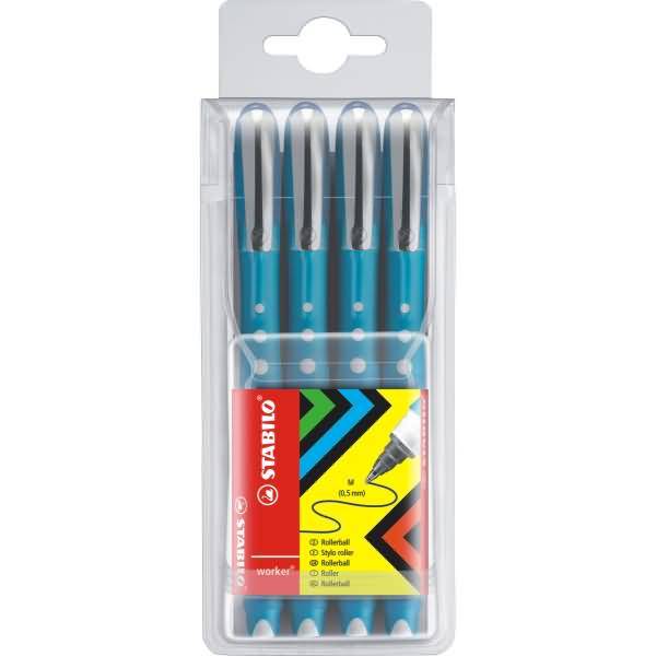 Tintenroller worker colorful 0,5mm sortiert VE=4 Stück-0