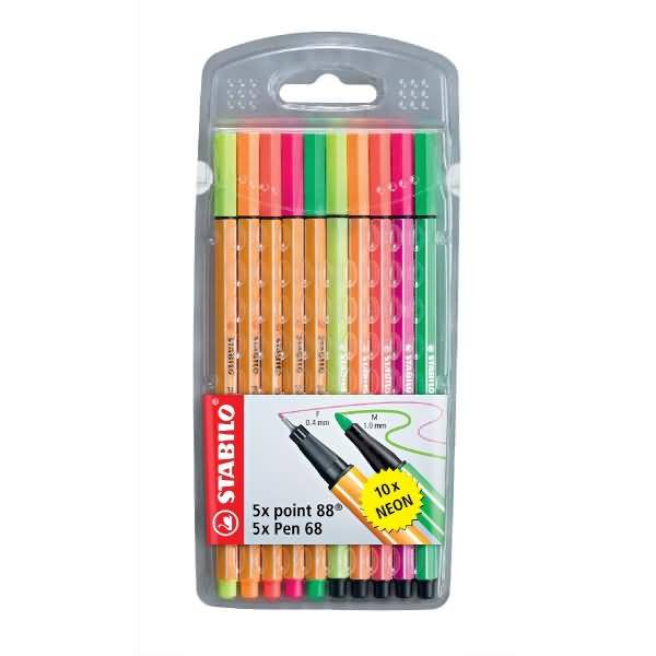 Fineliner / Premium-Filzstift point 88 / Pen 68 Etui VE=10 stück