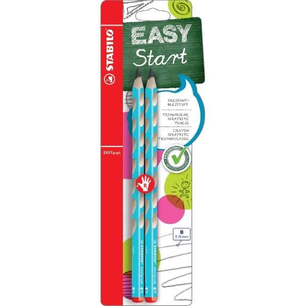 Bleistift Easygrap HB blau Blisterkarte VE=2 Stück-0