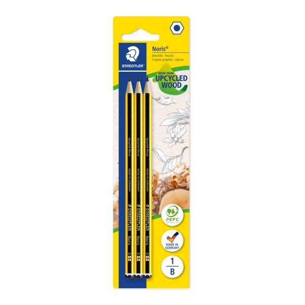 Bleistift Noris B 3 Stück auf Blisterkarte-0