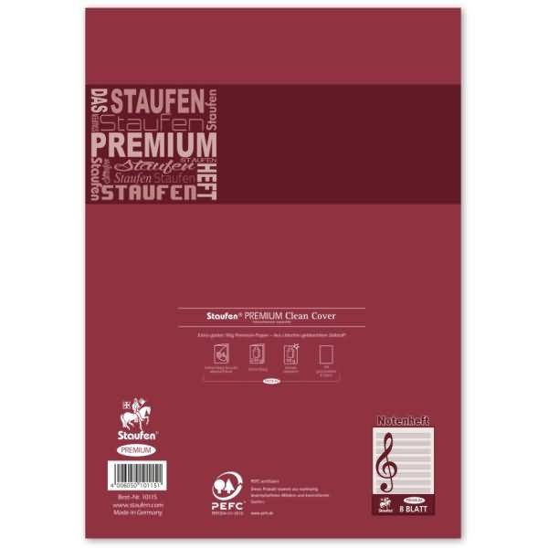 Notenheft Premium A4 8 Blatt-1