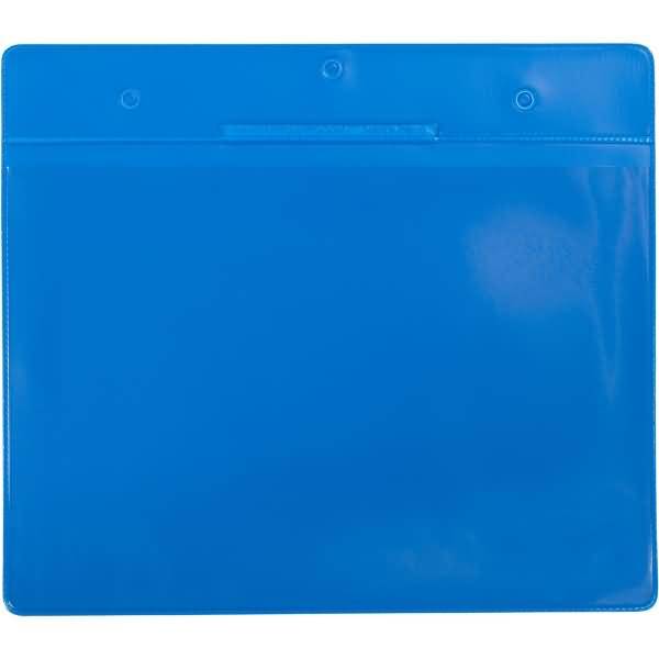 Kennzeichnungshülle A5 quer blau PVC VE=10 Stück-0