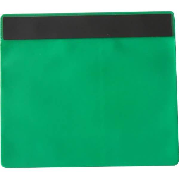 Kennzeichnungshülle A4 quer grün magnetisch PVC VE=10 Stück-1