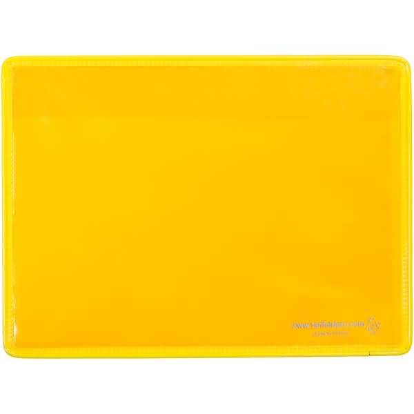 Kennzeichnungshülle A5 quer gelb magnetisch PVC mit Haltedraht VE=10 Stück-0