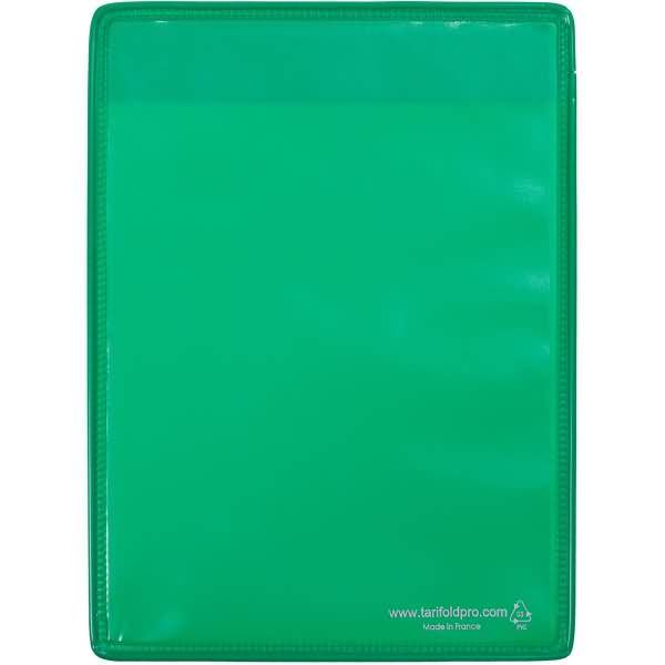 Kennzeichnungshülle A5 grün magnetisch PVC mit Haltedraht VE=10 Stück