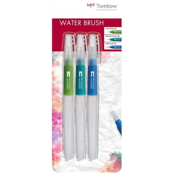 Wassertankpinsel leer befüllbar feine/mittlere/flache Pinselspitze VE=3 Stück-0
