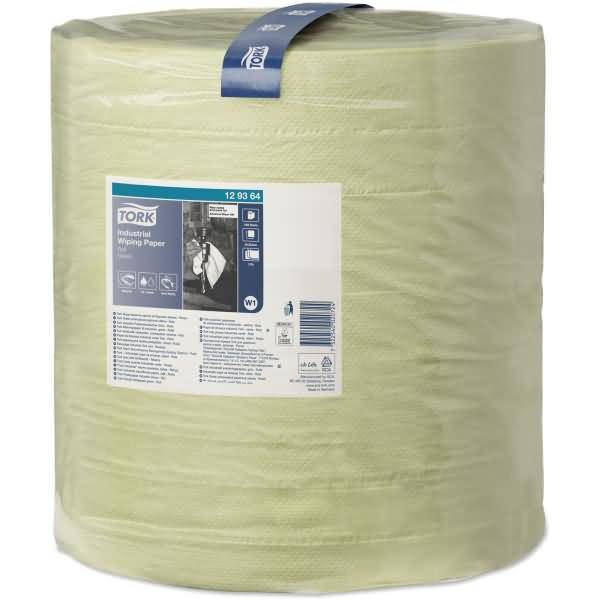 Wischtücher Idustrie W1 37x34cm 3-lagig grün 1000 Tücher-0
